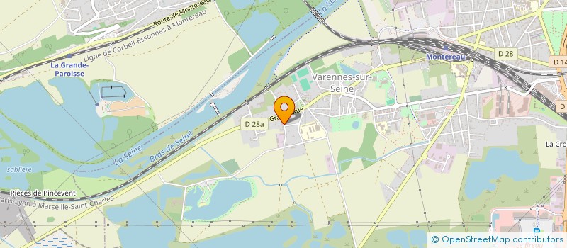 localisation de l'entreprise L'ECRIN DU DISQUE  VARENNES-SUR-SEINE