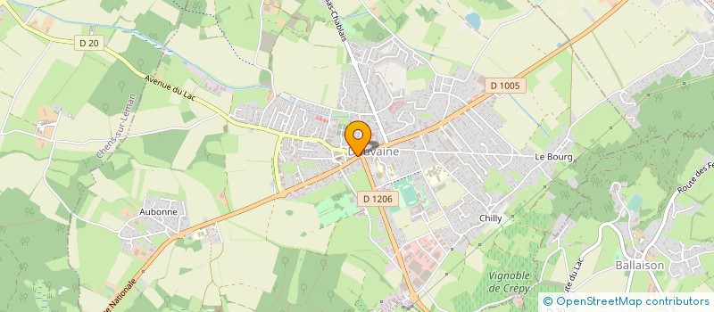 localisation de l'entreprise L'ECRIN DU GIFFRE  DOUVAINE