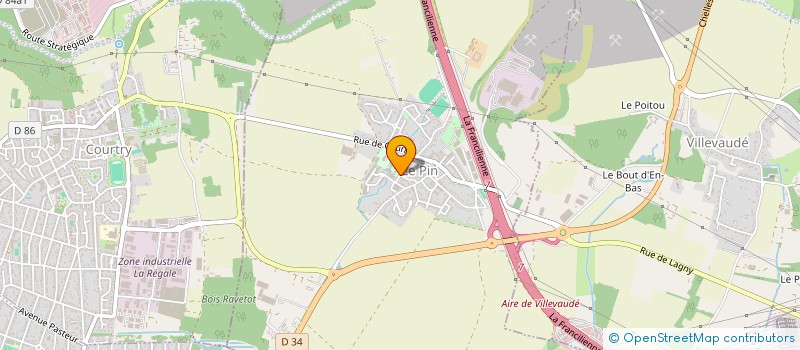 localisation de l'entreprise L'ECRIN DU PIN  LE PIN