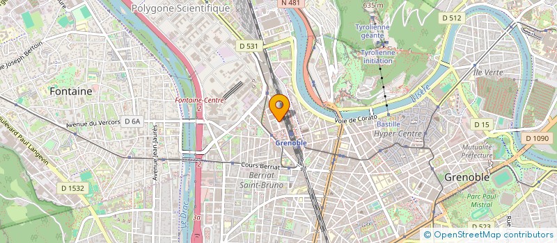 localisation de l'entreprise L'ECRIN DU VERCORS SEYSSINS à GRENOBLE