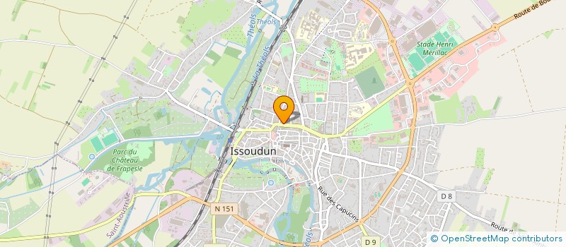 localisation de l'entreprise L'ECRIN GOURMAND à ISSOUDUN
