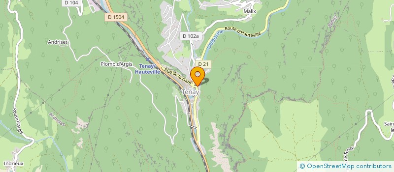 localisation de l'entreprise L'ECRIN GOURMAND  TENAY