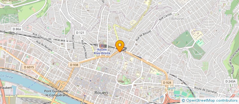 localisation de l'entreprise L'ECRIN IMMOBILIER à ROUEN