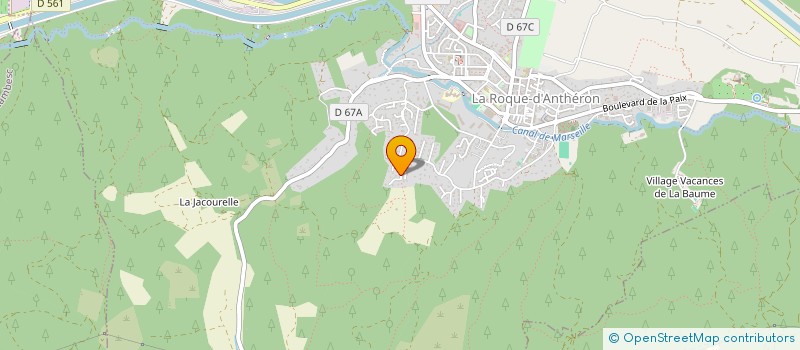 localisation de l'entreprise L ECRIT DU COEUR  LA ROQUE-D'ANTHERON