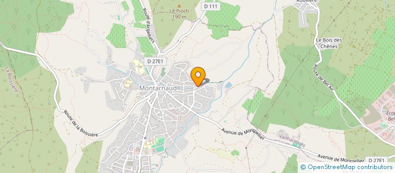 localisation de l'entreprise L'ECRIT - TOT  MONTARNAUD