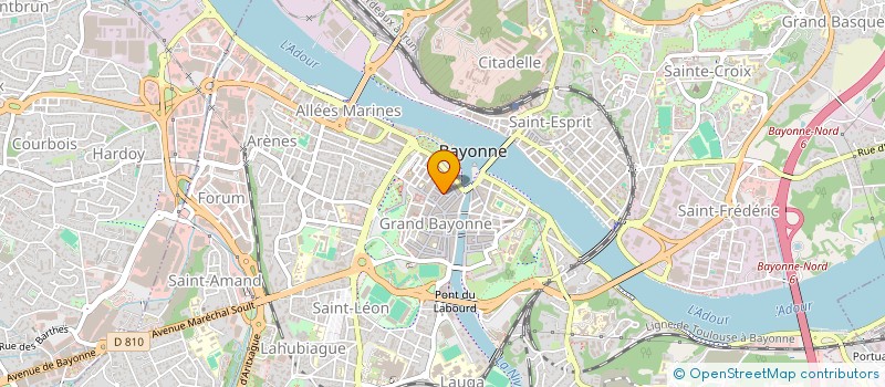 localisation de l'entreprise L'ECRITOIRE à BAYONNE