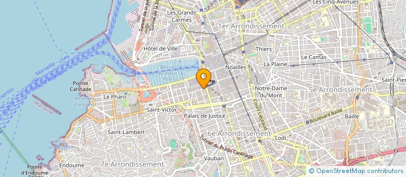 localisation de l'entreprise L'ECRITURE BUISSONNIERE à MARSEILLE 1ER
