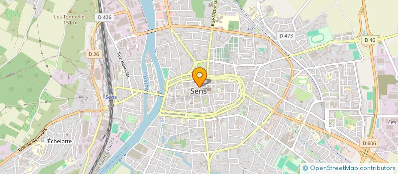 localisation de l'entreprise L ECU à SENS