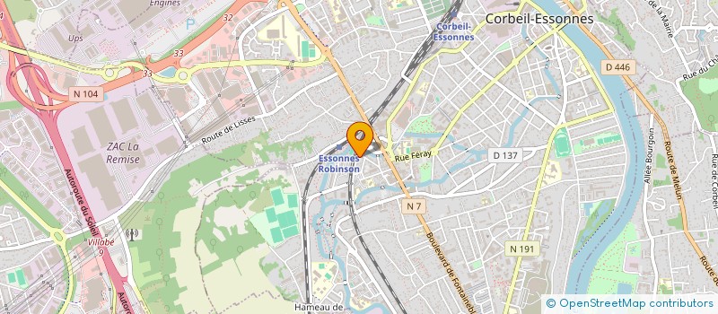 localisation de l'entreprise L'ECU à CORBEIL-ESSONNES