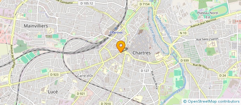localisation de l'entreprise L ECU à CHARTRES