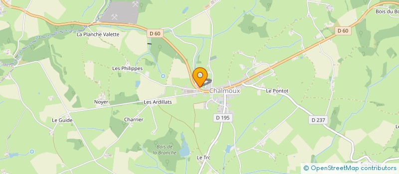 localisation de l'entreprise L'ECU-REUIL  CHALMOUX