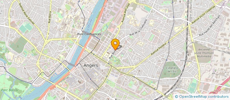 localisation de l'entreprise L ECUBIER à ANGERS