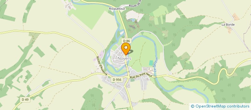 localisation de l'entreprise L'ECUELLE à NOYERS