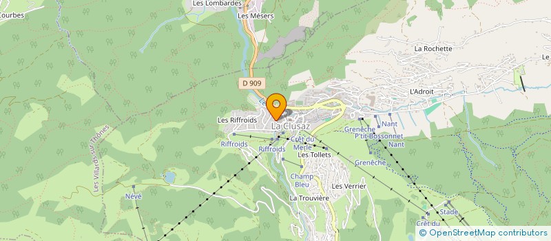 localisation de l'entreprise L ECULAZ à LA CLUSAZ