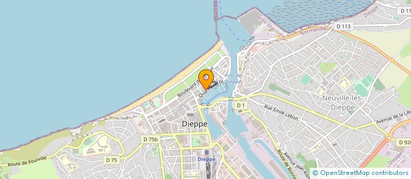 localisation de l'entreprise L'ECUME à DIEPPE