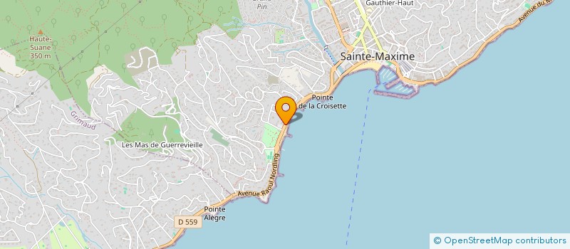 localisation de l'entreprise L'ECUME à SAINTE-MAXIME