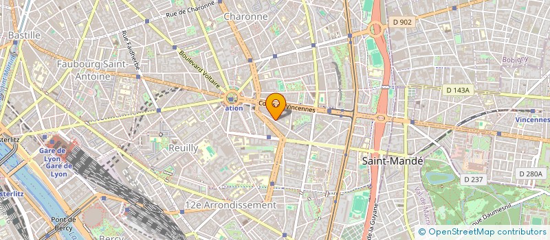 localisation de l'entreprise L'ECUME DES ARTS  PARIS