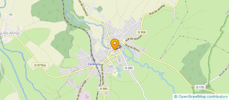 localisation de l'entreprise L'ECUME DES JOURS  CORBIGNY