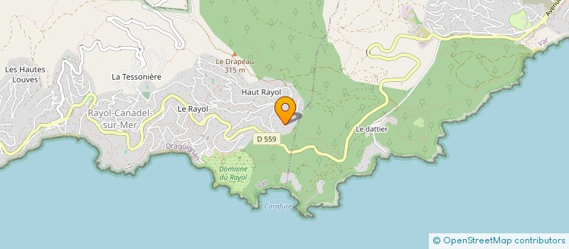 localisation de l'entreprise L'ECUME DES JOURS à RAYOL-CANADEL-SUR-MER