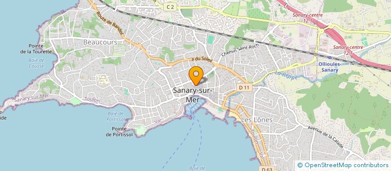 localisation de l'entreprise L'ECUME DES PAGES à SANARY-SUR-MER