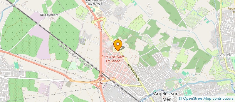 localisation de l'entreprise L'ECUME DES VINS à ARGELES-SUR-MER