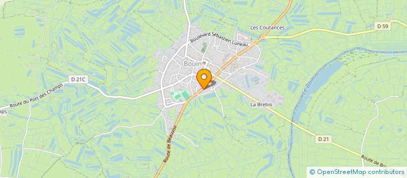 localisation de l'entreprise L'ECUME GOURMANDE à BOUIN