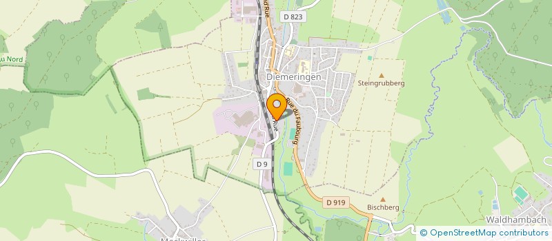 localisation de l'entreprise L'ECUME TRAITEUR  DIEMERINGEN