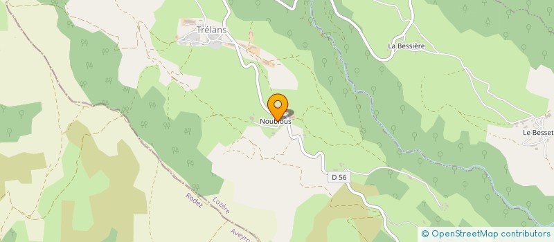 localisation de l'entreprise L'ECUREUIL  TRELANS