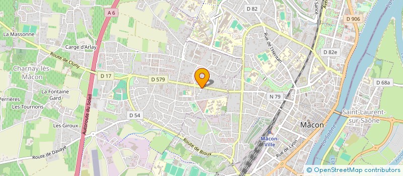 localisation de l'entreprise L ECUREUIL à CHARNAY-LES-MACON