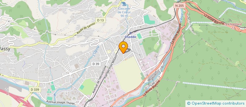 localisation de l'entreprise L'ECUREUIL DE L'ARVE à PASSY