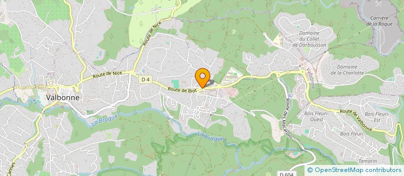 localisation de l'entreprise L'ECUREUIL DU MIDI  VALBONNE