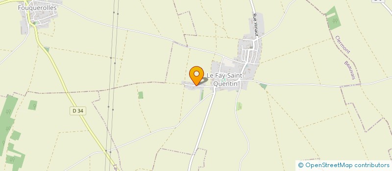 localisation de l'entreprise L'ECUREUIL DU MOULIN  LE FAY-SAINT-QUENTIN