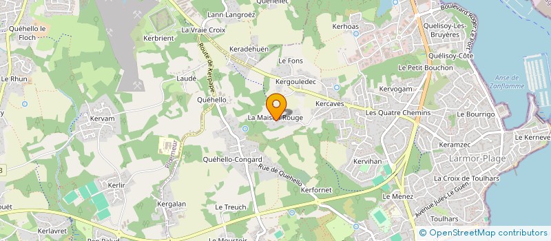 localisation de l'entreprise L'ECUREUIL FO à LARMOR-PLAGE