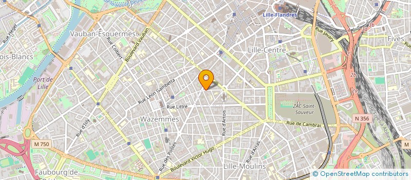 localisation de l'entreprise L'ECUREUIL PROD' à LILLE