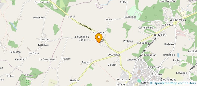 localisation de l'entreprise L'ECUREUIL ROUX à VANNES