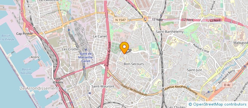 localisation de l'entreprise L'ECURIE  MARSEILLE