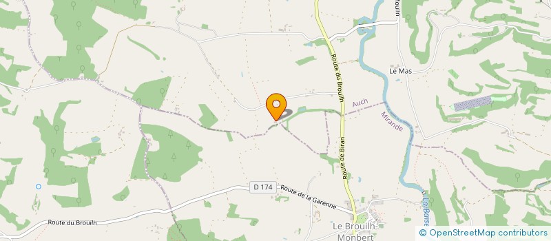 localisation de l'entreprise L'ECURIE  ORDAN-LARROQUE