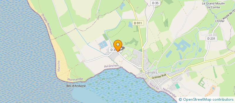 localisation de l'entreprise L'ECURIE  GENETS