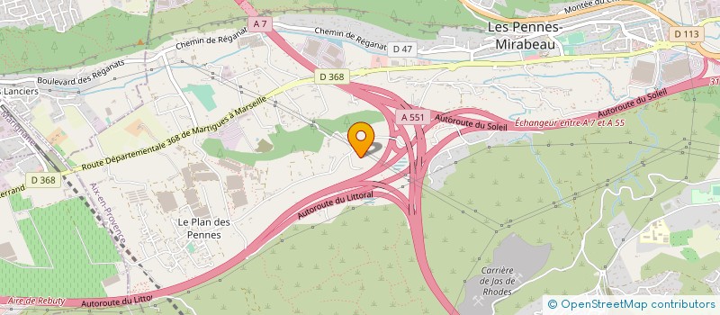 localisation de l'entreprise L ECURIE BLUE SKY à LES PENNES-MIRABEAU