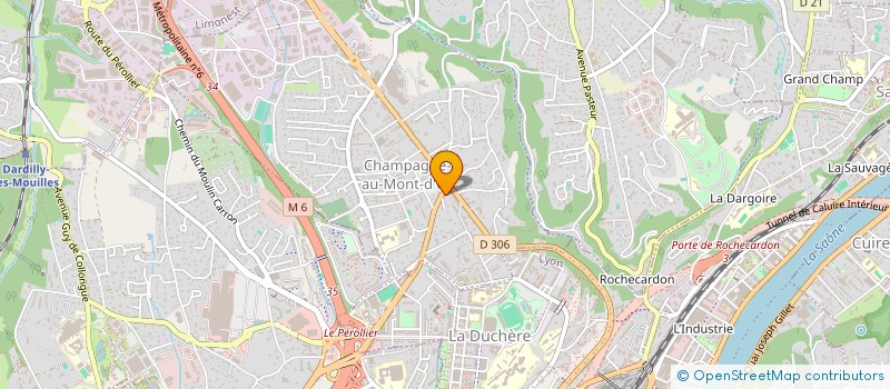 localisation de l'entreprise L'ECURIE DE LA HALTE  CHAMPAGNE-AU-MONT-D'OR