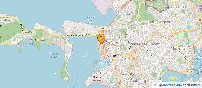 localisation de l'entreprise L'ECURIE DE LA MAISON CHEVAL  NOUMEA