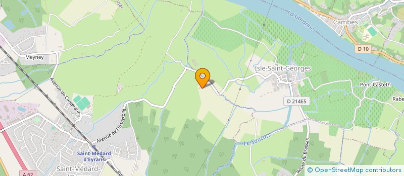 localisation de l'entreprise L'ECURIE DE SAINT-MEDARD D'EYRANS  SAINT-MEDARD-D'EYRANS