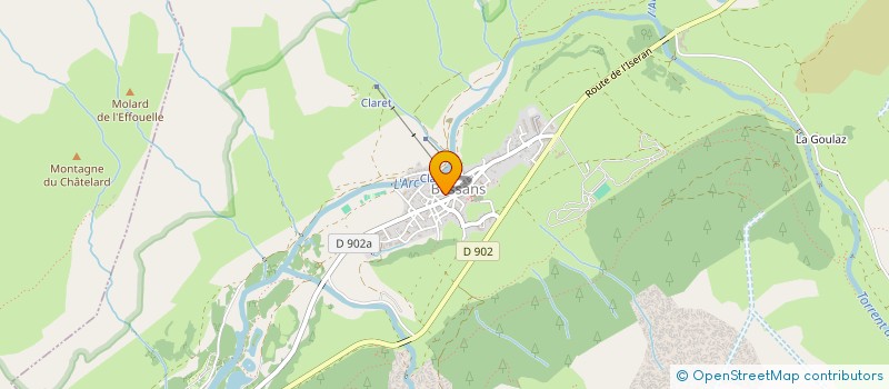 localisation de l'entreprise L'ECURIE DU PANINO  BESSANS
