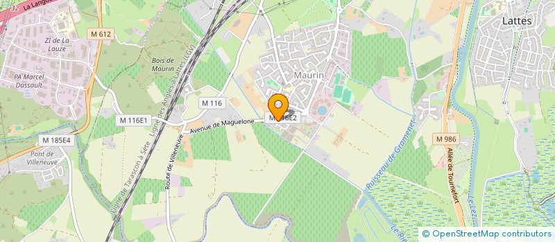 localisation de l'entreprise L'ECURIE DU POULAUD à LATTES