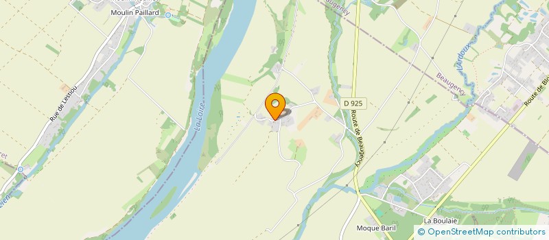 localisation de l'entreprise L'ECURIE DU RANDONNEUR  SAINT LAURENT NOUAN