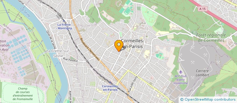 localisation de l'entreprise L ECURIE SAUVAGE  CORMEILLES EN PARISIS