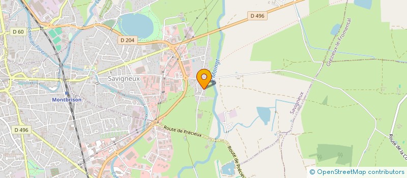 localisation de l'entreprise L'ECUSSON  SAVIGNEUX