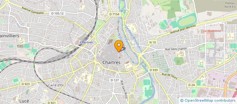 localisation de l'entreprise L'ECUYER à CHARTRES