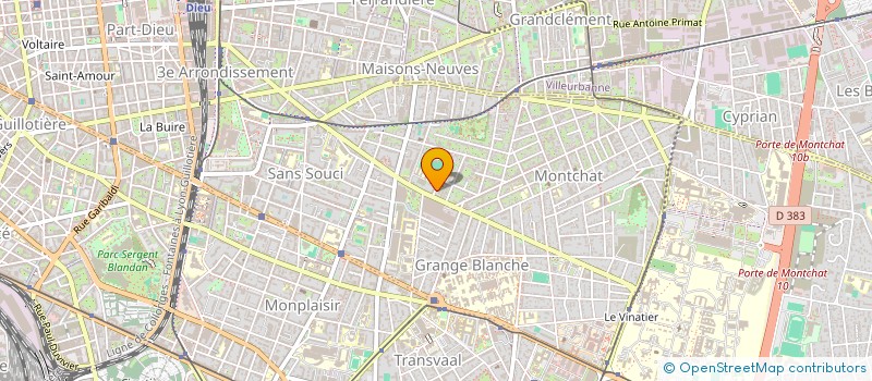 localisation de l'entreprise L'EDELWEISS  LYON