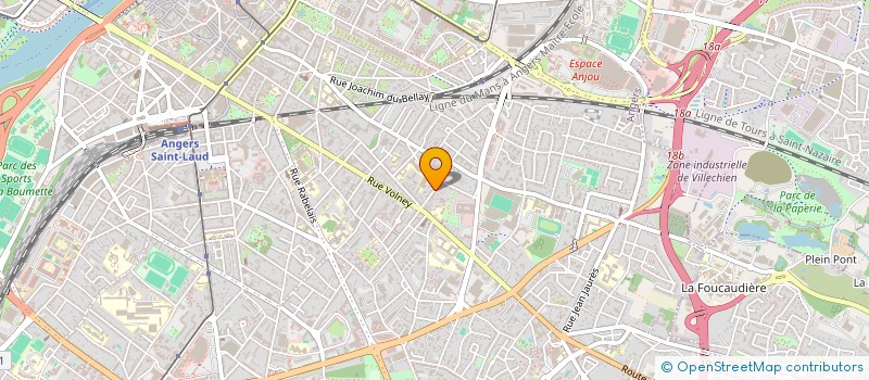 localisation de l'entreprise L'EDELWEISS à ANGERS